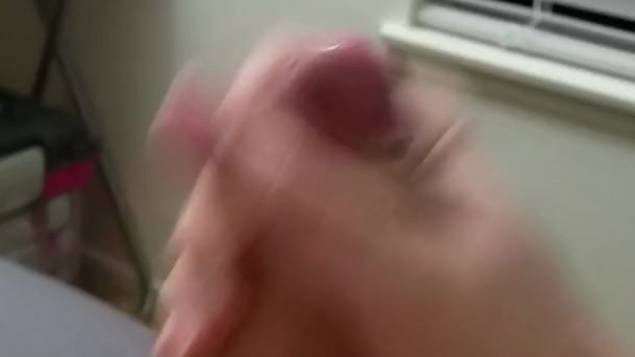 Cumshot of White Guy with Pink Cock