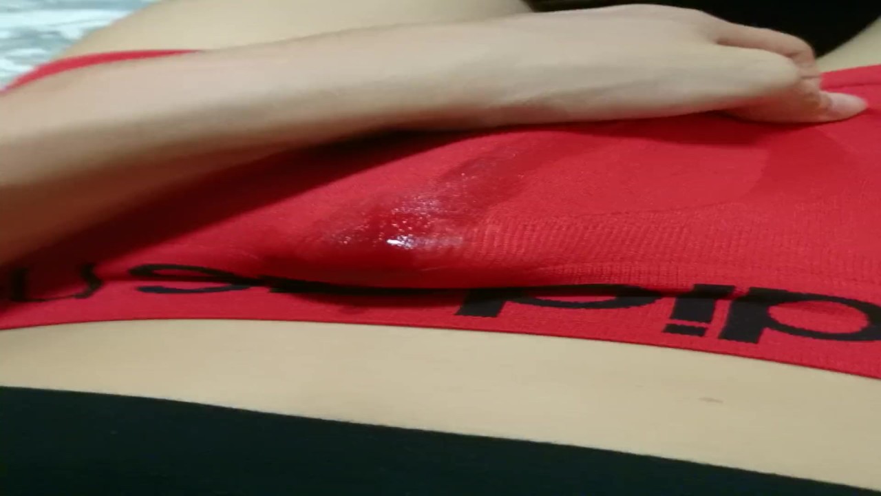 Guy Masturbates in New Underwear