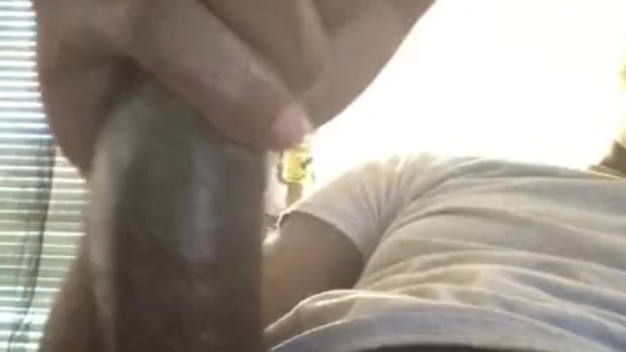 Black Teen Jerks Off Big Cock Until Cumshot