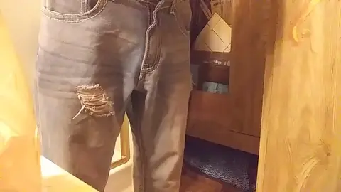 Guy Exposes Limp Dick and Urinates