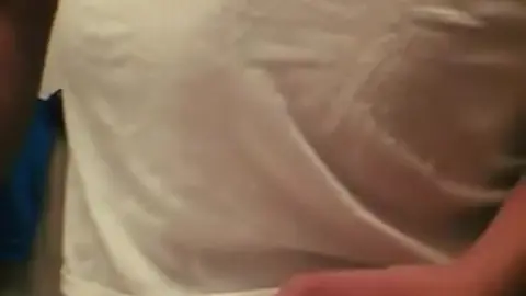 Guy Masturbates in Shorts