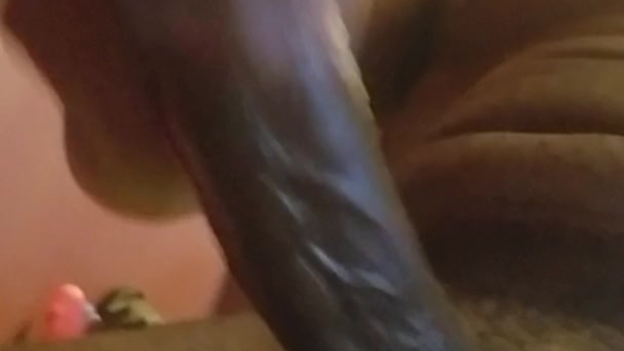 Black Dude Shows Off His Thick Veiny Cock