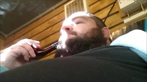 Guy Fucks Himself with Glass Dildo