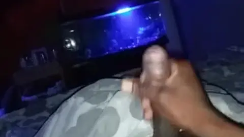 Solo Guy Strokes His Long Cock