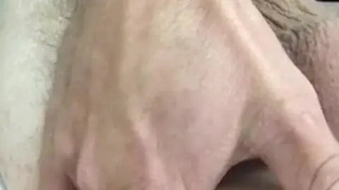Guy Fingers His Asshole in Public Bathroom