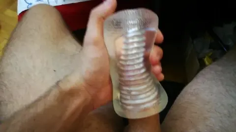Gay Guy Gets Cream Pie in Flashlight Scene