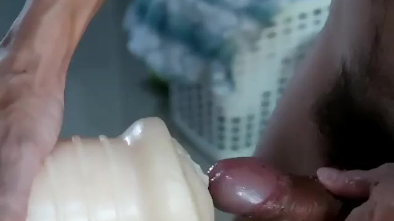Guy Masturbates with Toy After Boyfriend Leaves