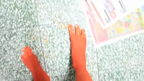 Teen Boy in Body Paint Gets Fetished