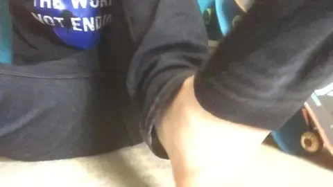 Dom Tops Shows Off Feet to Admirer