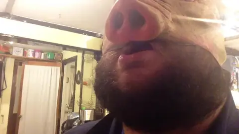 Piggy Paddling with Handjob Action