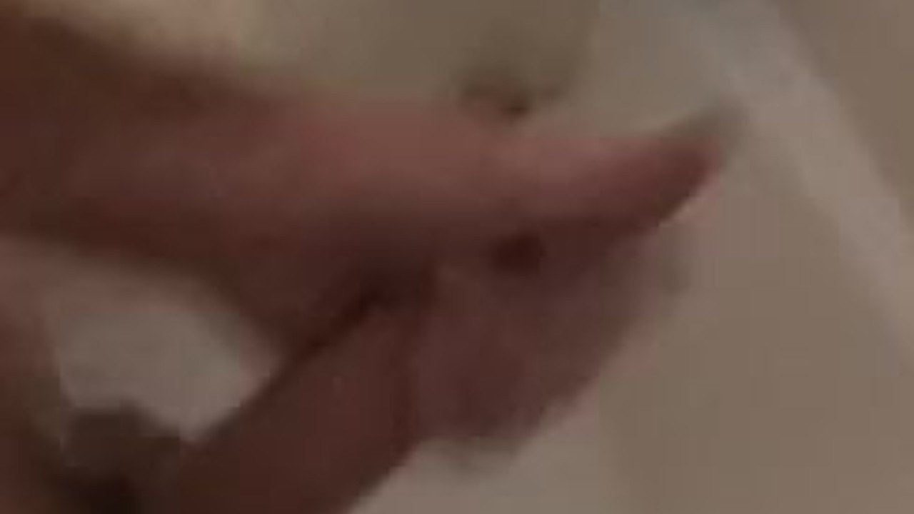 Solo Guy Masturbates in Shower