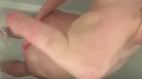 Young Twink Masturbates in Shower Alone