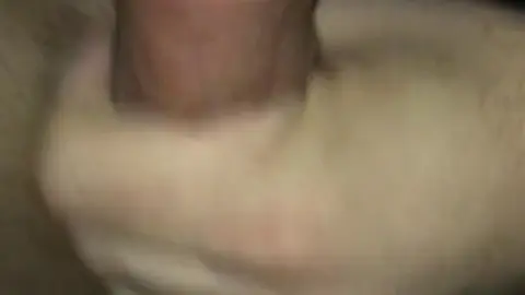 Horny Guy Jerks Big Cock to Orgasm