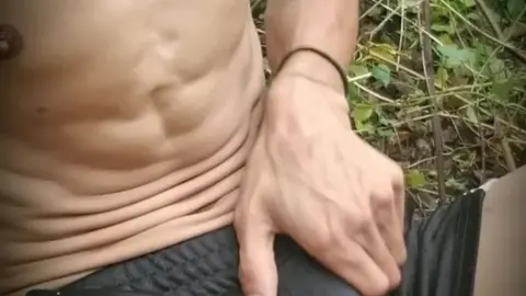 Guy Teases Himself Edging to Orgasm