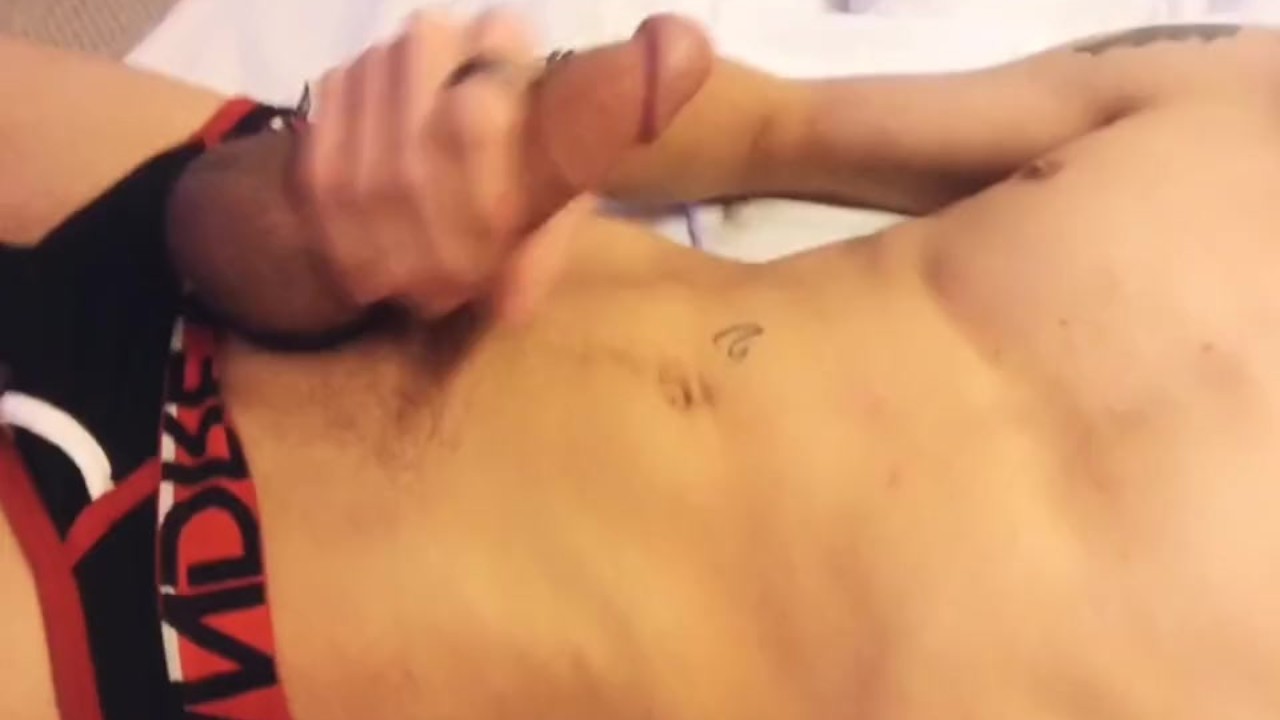 Guy Masturbates with Slow Strokes