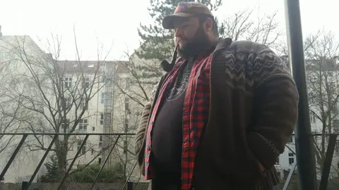 Guy Gives Blowjob in Pipe Scene