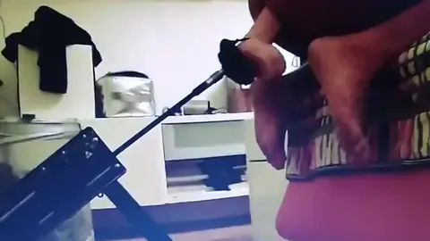 Guy Tests F-Machine Pro 3 with Big Anal Dildo