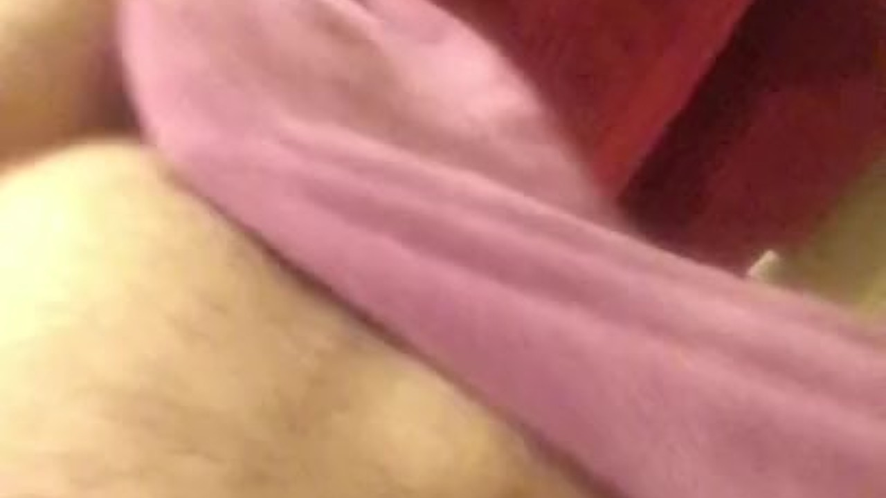 Hairy Dad Bod Dries Off After Shower