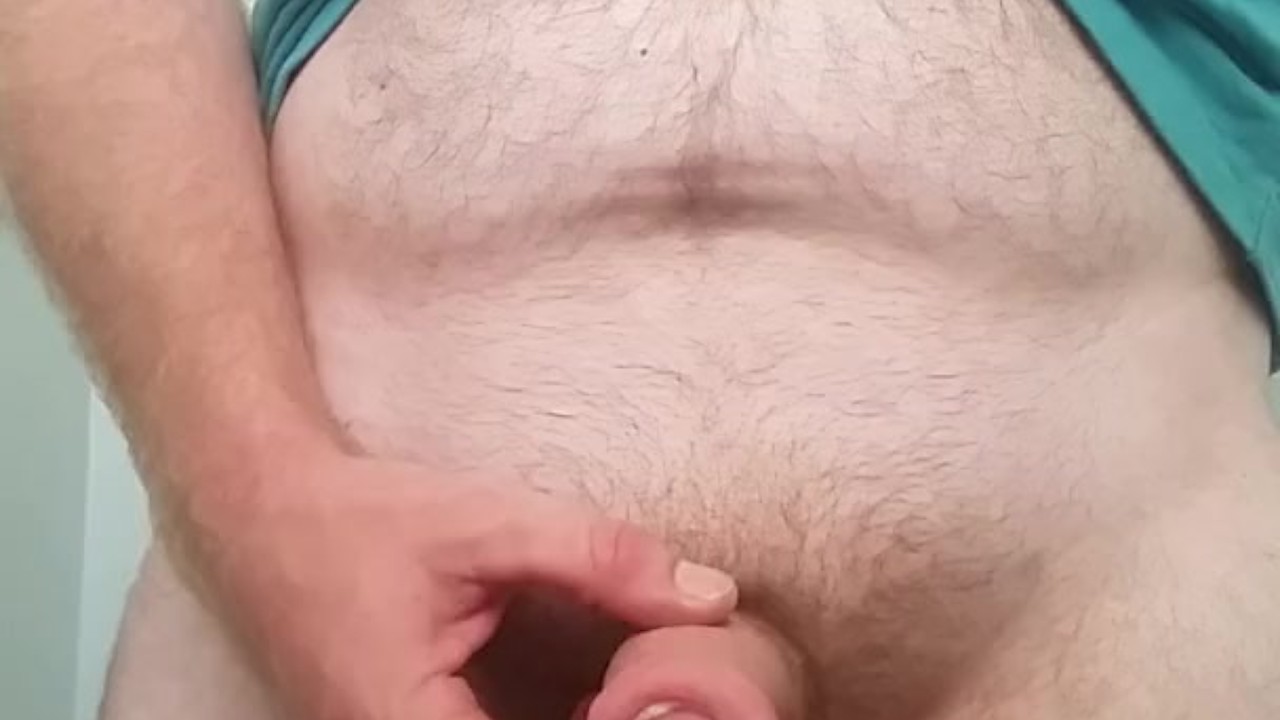 Guy Stretches His Foreskin in Close-Up