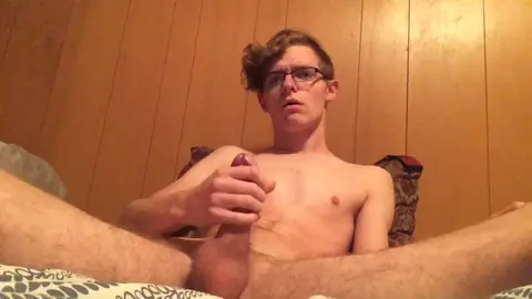 Twink Masturbates and Eats Own Cum