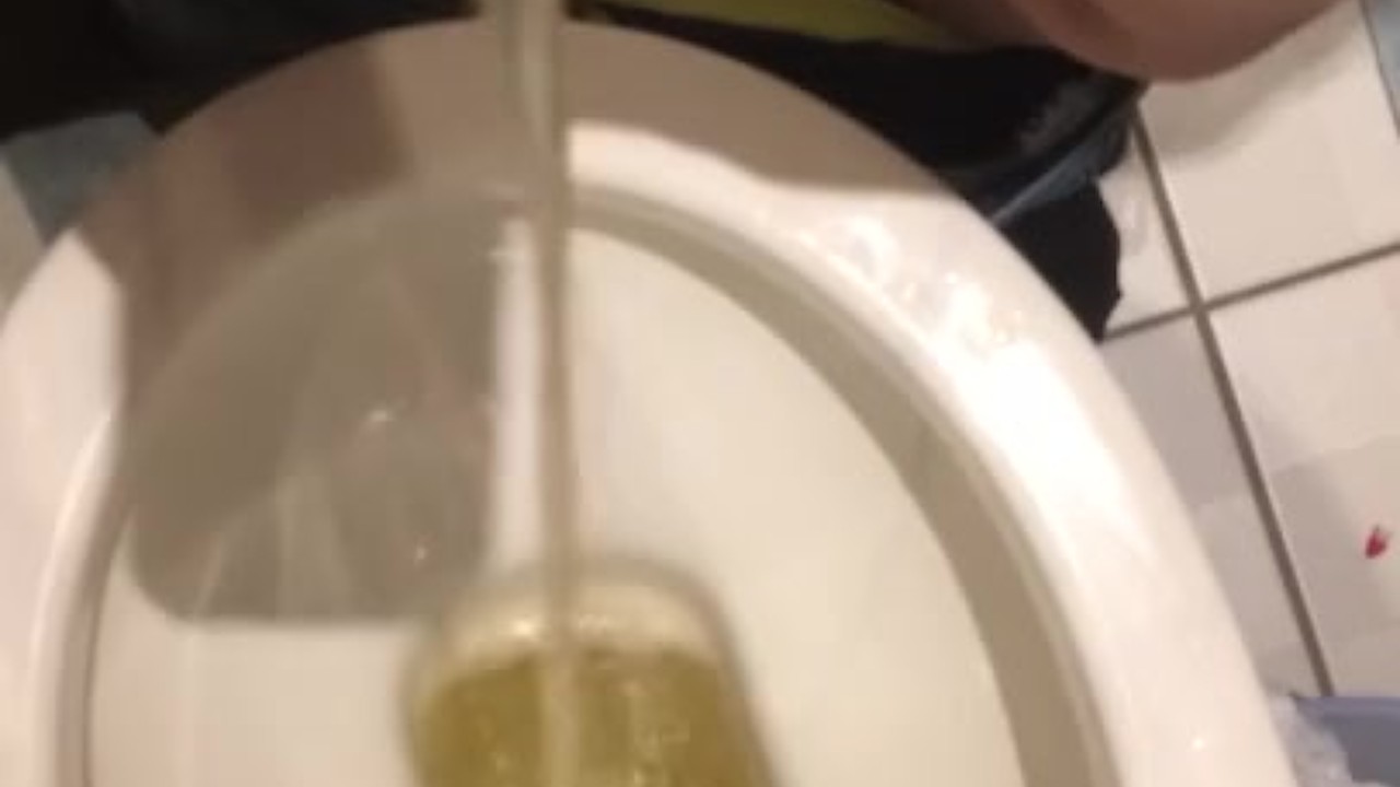 Teen Boy Exposes Big Cock and Pisses