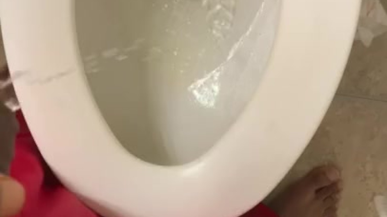 Gay Man Engages in Pee Fetish Play