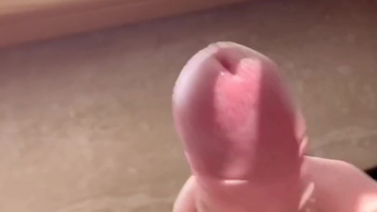 Guy Tries New Cock Ring and Cums Hard