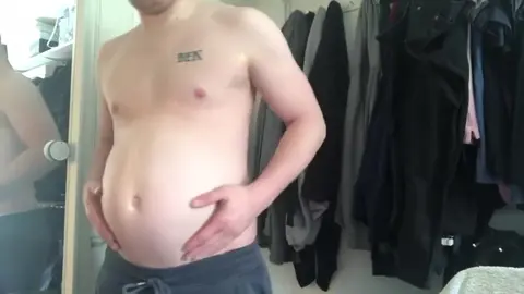 Hairy Guy Fucks Himself in Boxers