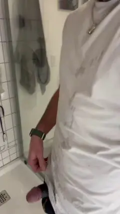 Guy Humps Shoe After Quick Drink