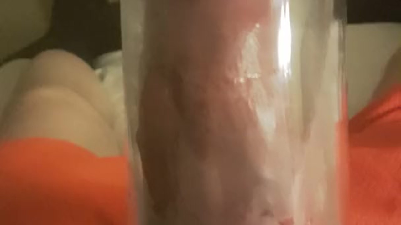Guy Strokes Massive Throbbing Cock