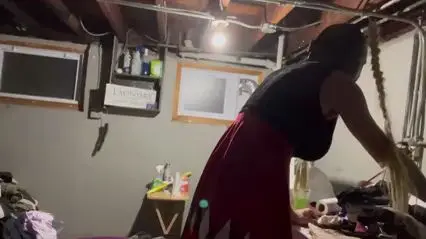 Guy Fucks Buddy While Doing Laundry