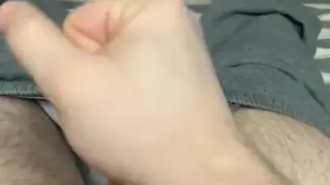 Solo Guy Masturbates to Orgasm