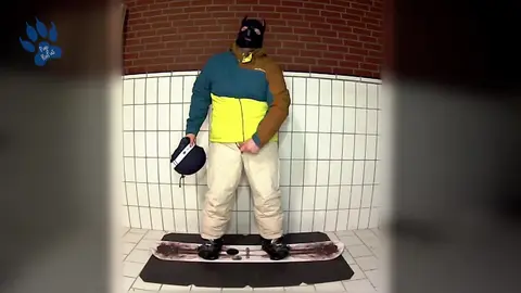 Snowboarder Gets Fucked in Gear