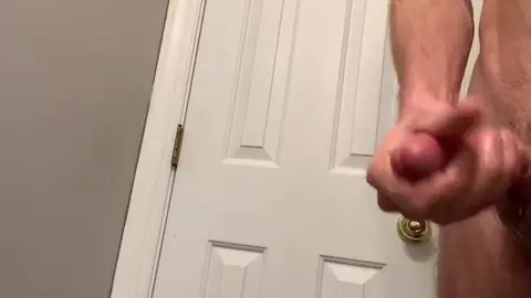 Guy Cums After Solo Jerk Off Session