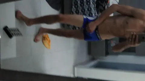 Young Twink Shows Off Big Cock