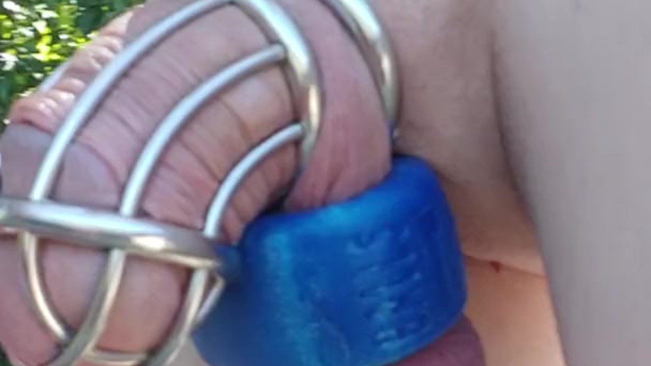 Naked Slave Humiliated at Nude Beach