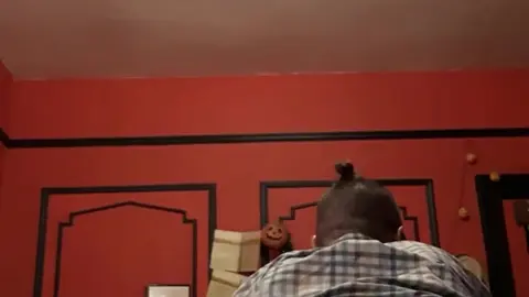 Guy Strips and Bends Over with Anal Toy