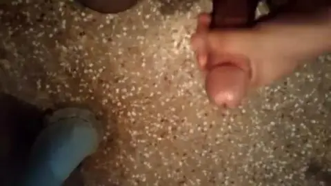 Pakistani Guy Masturbates Rock Hard Dick in Toilet