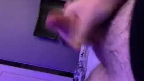 Guy Cums in Bed with Intense Orgasm