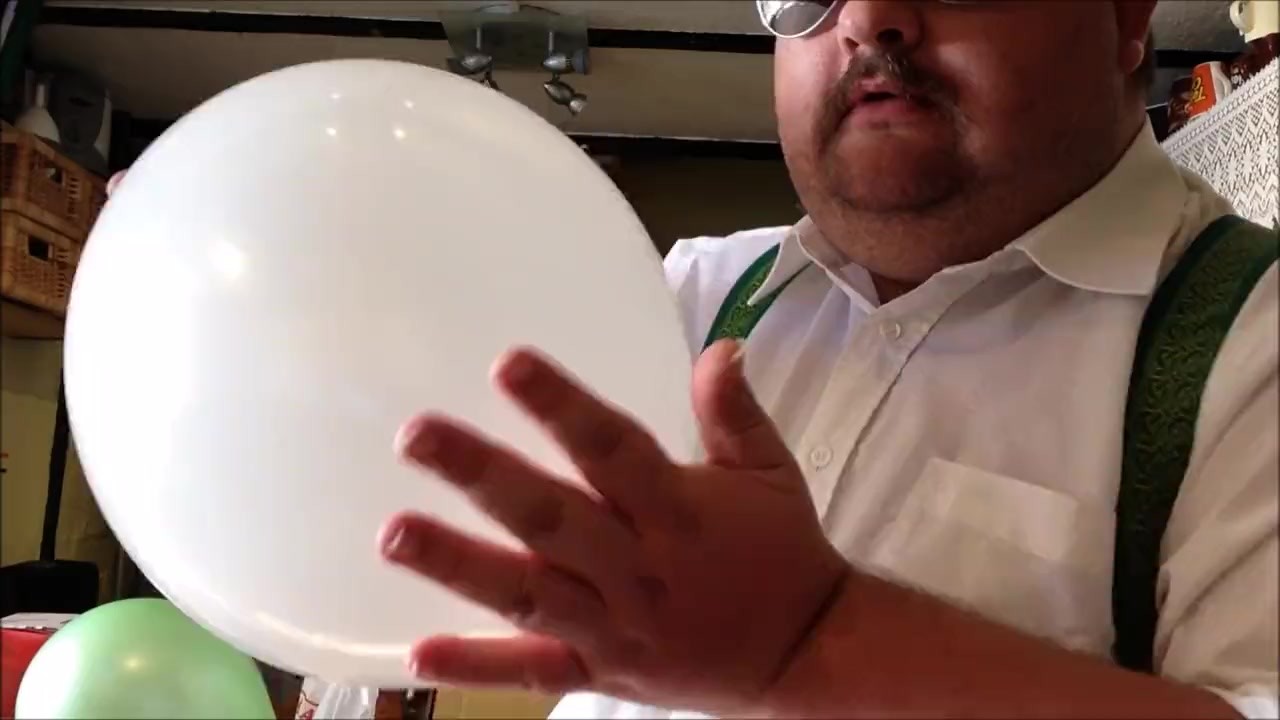Gay Man Pops Balloons with His Body