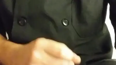 Office Worker Gets Huge Cumshot