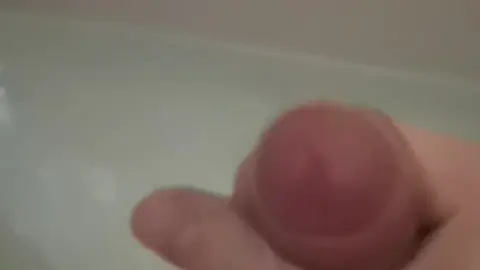 Guy Cums and Spills Semen Everywhere