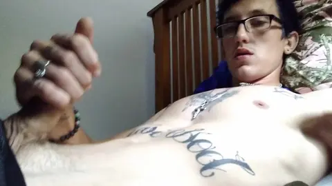 Twink Cumshot Cleanup After Huge Load