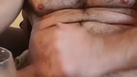 Hunk Ejaculates into Glass