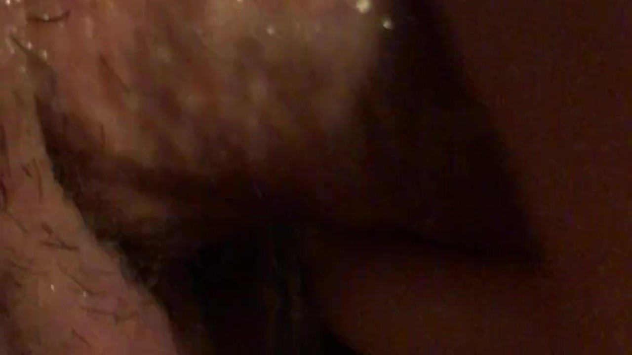 Bi-Curious Guy Exposes Balls Covered in Cum