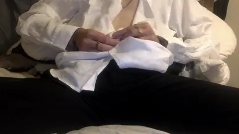 Office Worker Masturbates for Promotion