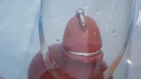 Gay Pool Scene: Cock and Balls Pumped