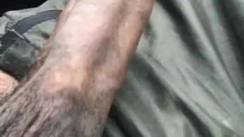 Gay Tease with Quick Flash of Flesh