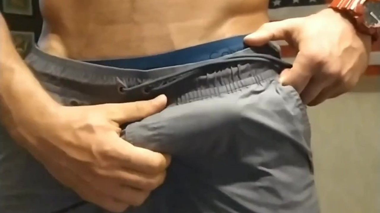 Teen Boy Plays with His Pants Down