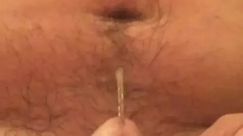 Gay Guy Urinates on Himself in Fetish Scene